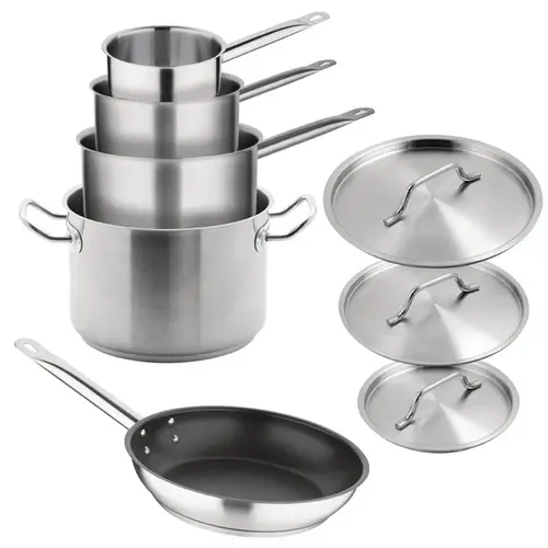  Olympia Cook Like A Pro 5-piece stainless steel induction cookware set 
