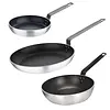 Vogue Ensemble de 3 poêles et sauteuses antiadhésives Cook Like A Pro