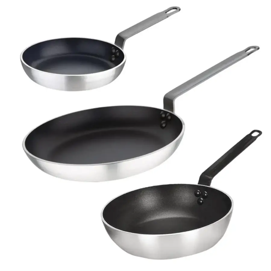 Cook Like A Pro 3-teiliges Set aus antihaftbeschichteter Bratpfanne und Sauteuse