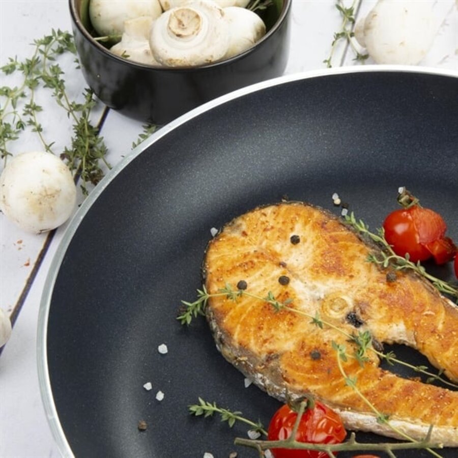 Cook Like A Pro 3-teiliges Set aus antihaftbeschichteter Bratpfanne und Sauteuse
