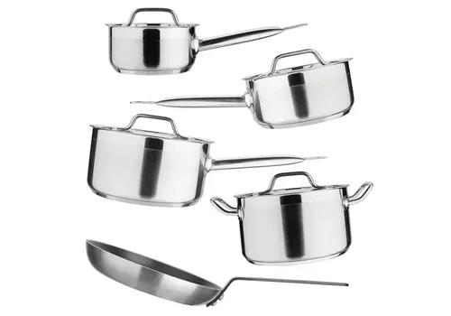  Nisbets Nisbets | Essentials Cook Like A Pro | 5-piece pan set 