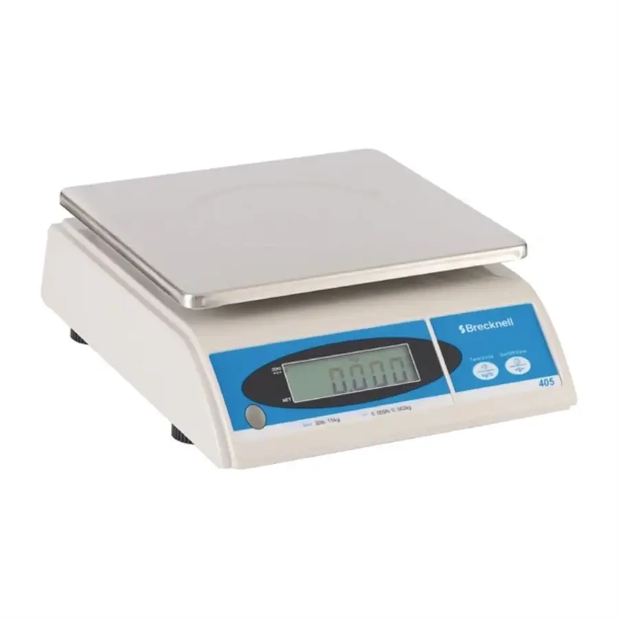 Brecknell electronic scale 6kg | Stainless steel | 11(h) x 22.5(w) x 30.5(d)cm