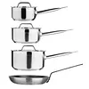 HorecaTraders Essentials Cook Like A Pro 4-Piece Saucepan and Frying Pan Set