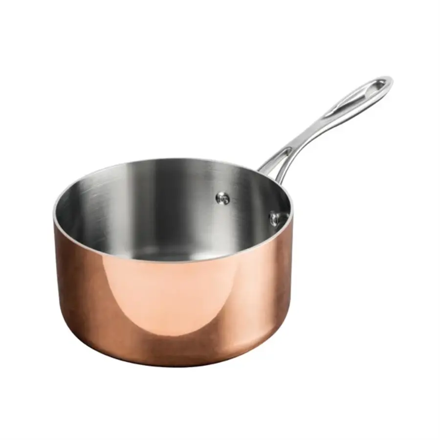 cook like a pro 3 piece triple wall copper pan set
