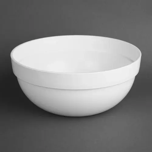  Nisbets Nisbets Essentials polypropylene white mixing bowl | 3L | n11(h) x 26(Ø)cm 