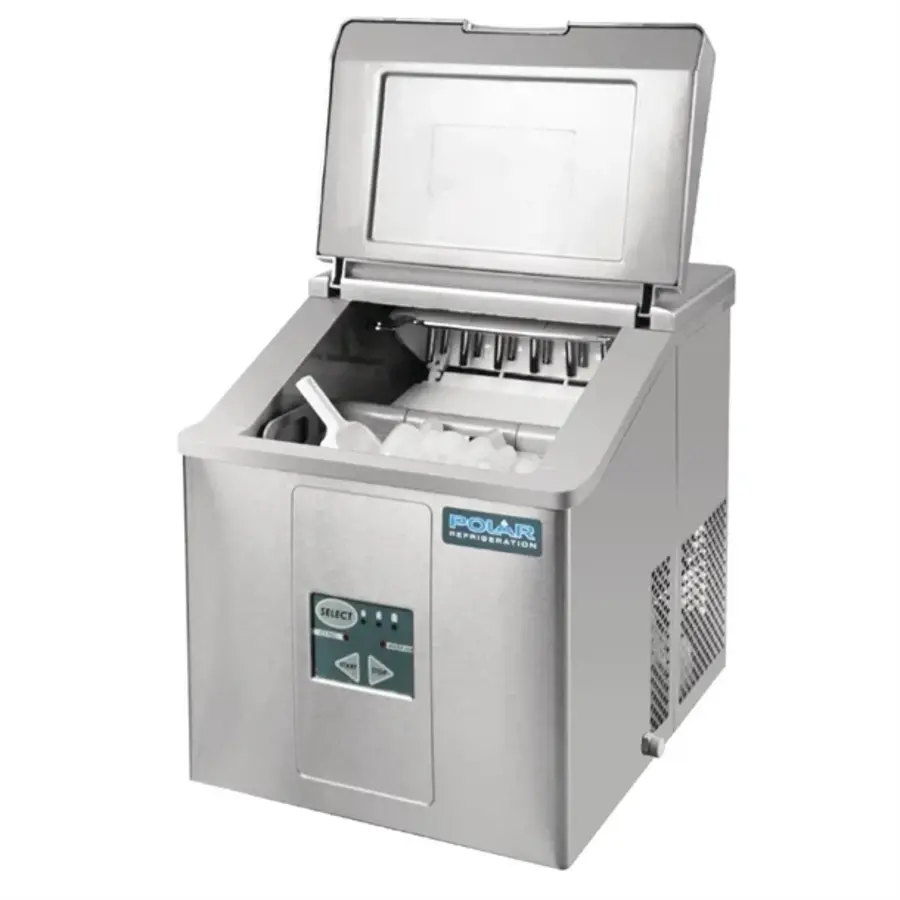 Polar C-Series Countertop Ice Cream Maker | Stainless Steel | 41.5(h) x 36.5(w) x 42(d)cm