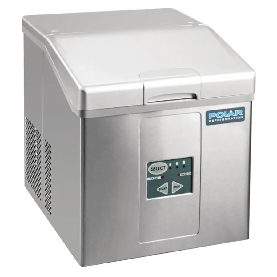 Polar C-Series Countertop Ice Cream Maker | Stainless Steel | 41.5(h) x 36.5(w) x 42(d)cm