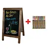 Olympia large sidewalk sign | Free set of Securit pens | 120(h) x 70(w) x 120(d)cm