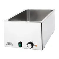 Nisbets Essentials Bain Marie | 21L | RVS | 32,7(h) x 64,5(b) x 43,2(d)cm