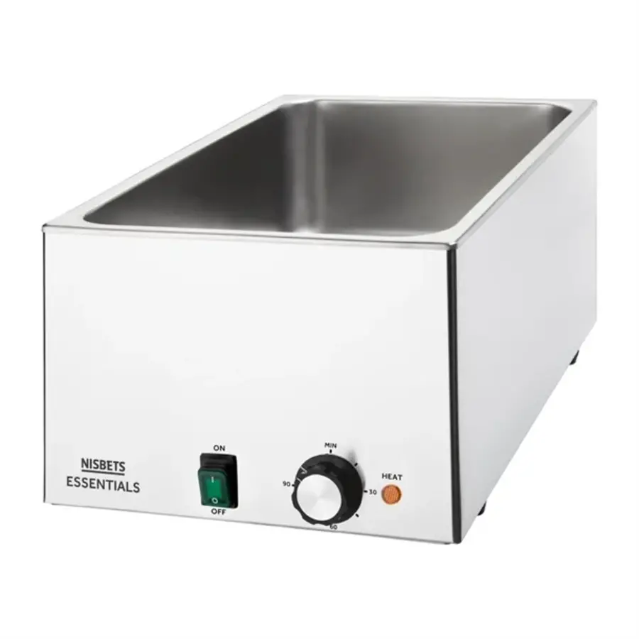 Nisbets Essentials Bain Marie | 21L | RVS | 32,7(h) x 64,5(b) x 43,2(d)cm