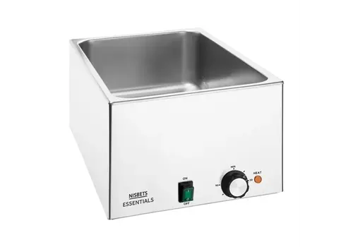  HorecaTraders Bain Marie Essentiels | 21L | acier inoxydable | 32,7 (h) x 64,5 (l) x 43,2 (p) cm 