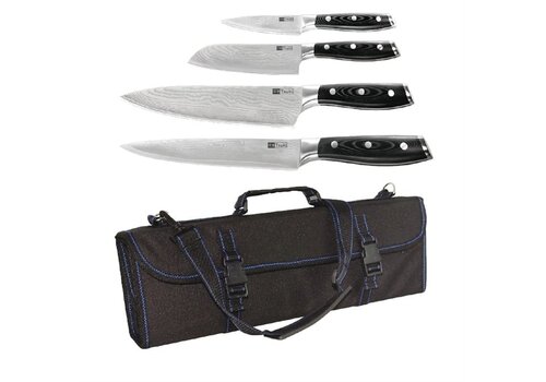  Vogue tsuki 4-part series | 7 knife set | suitcase special offer 