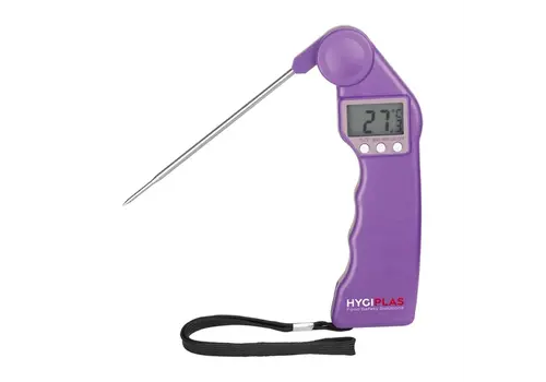  Hygiplas Thermomètre Easytemp | Violet | Plastique | 1,8 (h) x 5,43 (l) x 16,12 (p) cm 