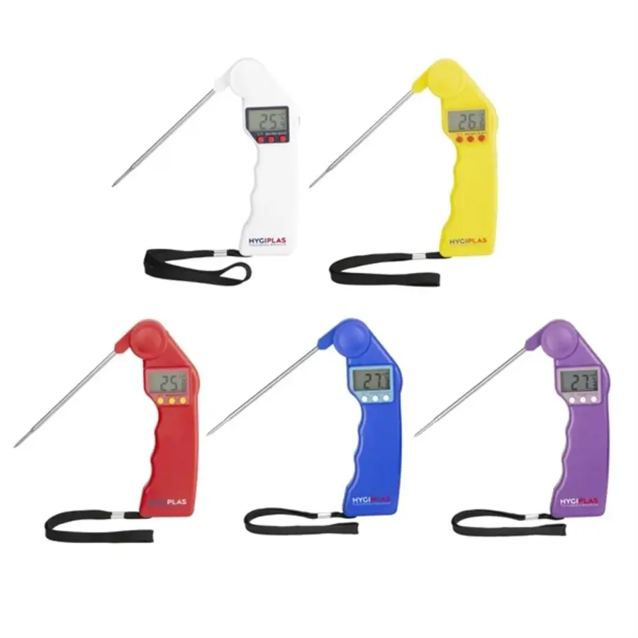 Thermomètre Easytemp | Violet | Plastique | 1,8 (h) x 5,43 (l) x 16,12 (p) cm