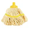 HorecaTraders Balai rond SYR | 35,5 cm | jaune
