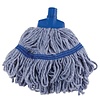 HorecaTraders SYR round mop | 35.5cm | blue