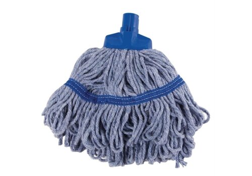  HorecaTraders SYR ronde mop | 35,5cm | blauw 