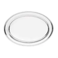 plateau | acier inoxydable | Ovale | 220 mm