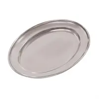 plateau | acier inoxydable | Ovale | 220 mm