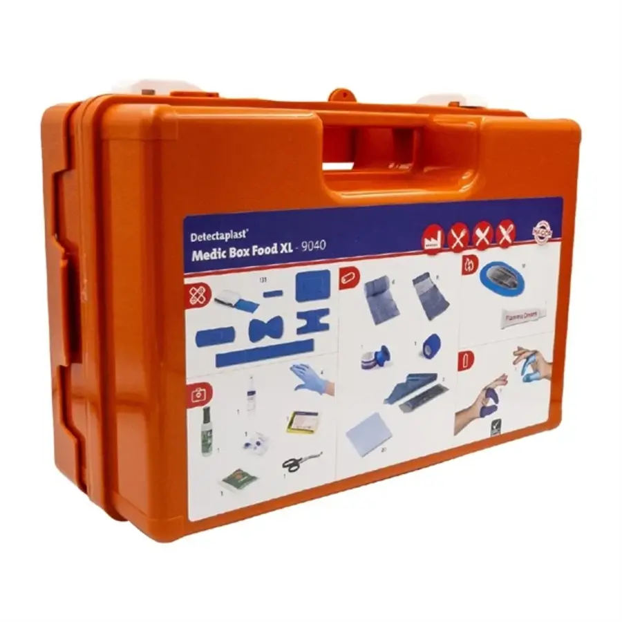 Trousse de premiers secours Detectaplast | nourriture | XL