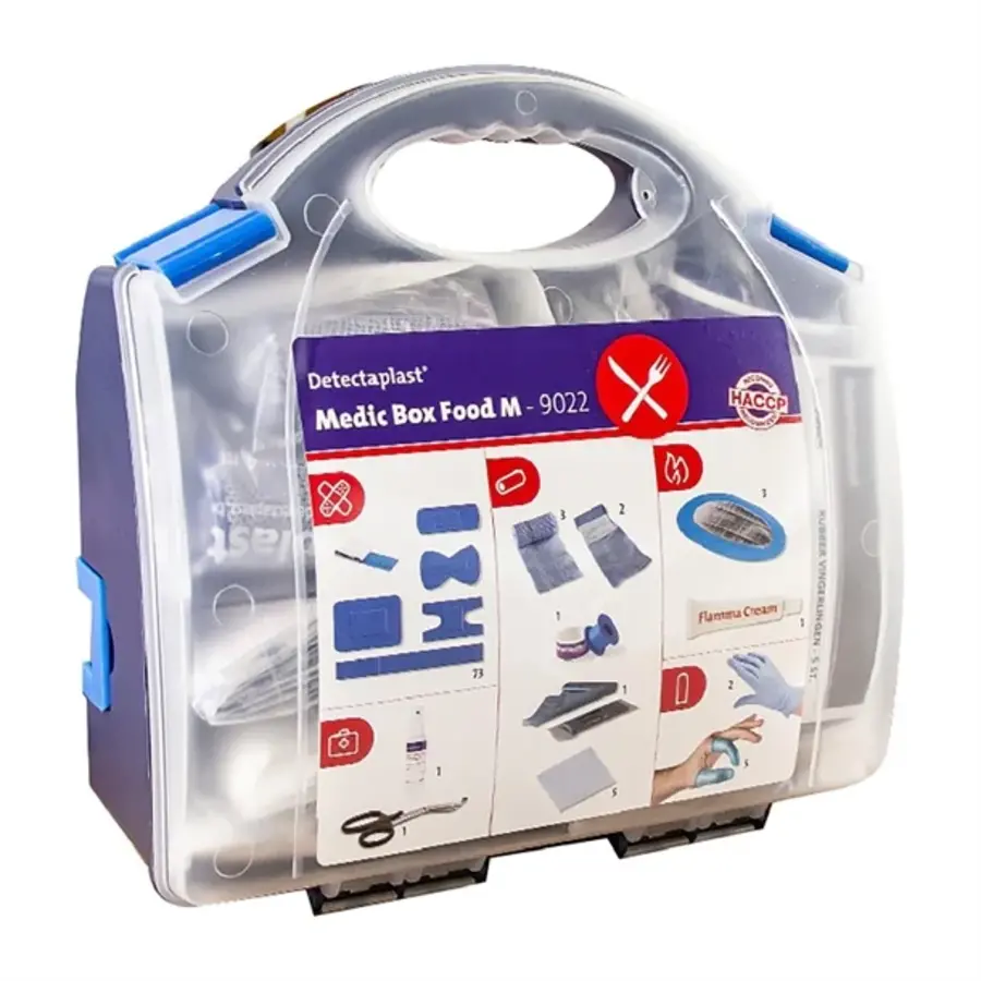 Detectaplast first aid kit | food