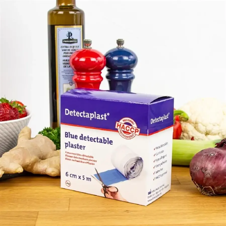 Detectaplast | elastisches Pflaster | 6 cm x 5 m