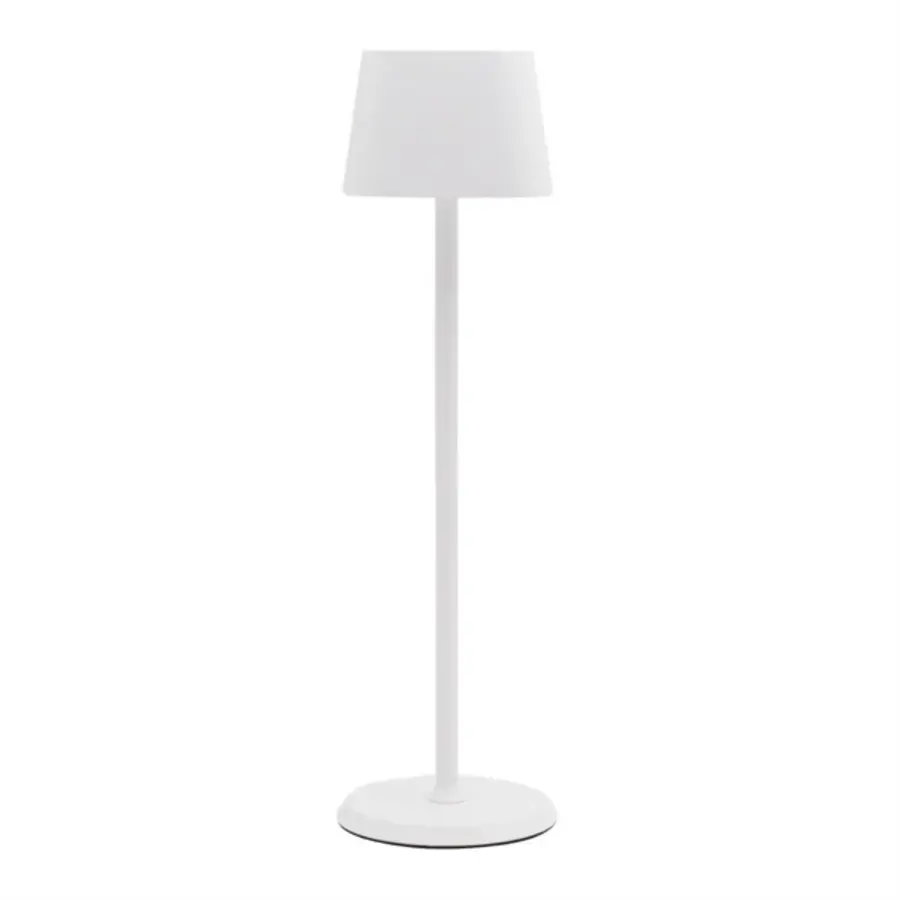 Secure | White Dimmable LED Table Lamp | Georgina including magnetic charging cable