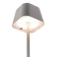 Lampe de table LED blanche à intensité variable | Georgina avec câble de charge magnétique