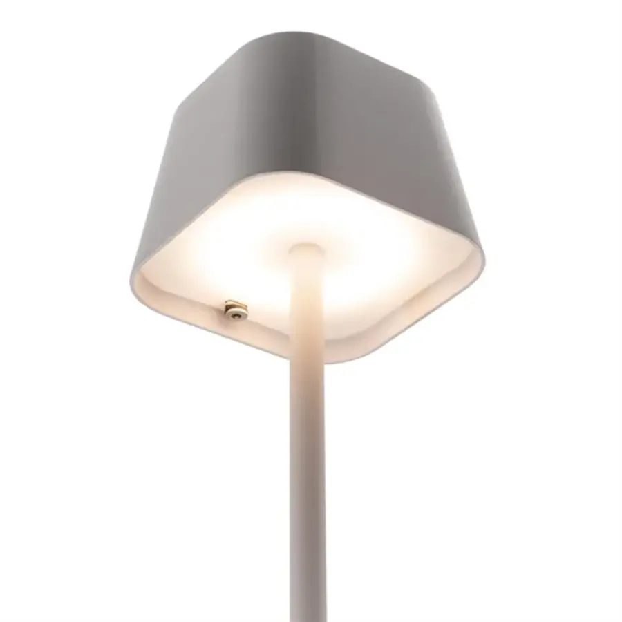 Lampe de table LED blanche à intensité variable | Georgina avec câble de charge magnétique