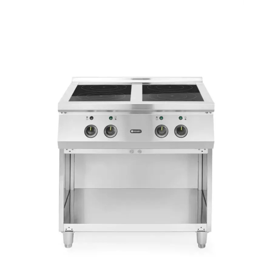 Cuisinière à induction Hendi | 4 brûleurs | 800x720x854 mm
