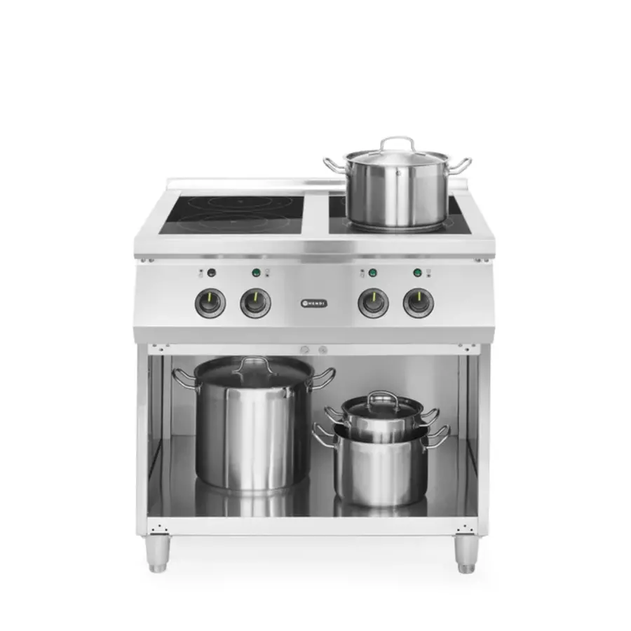 Hendi induction stove | 4-burner | 800x720x854mm