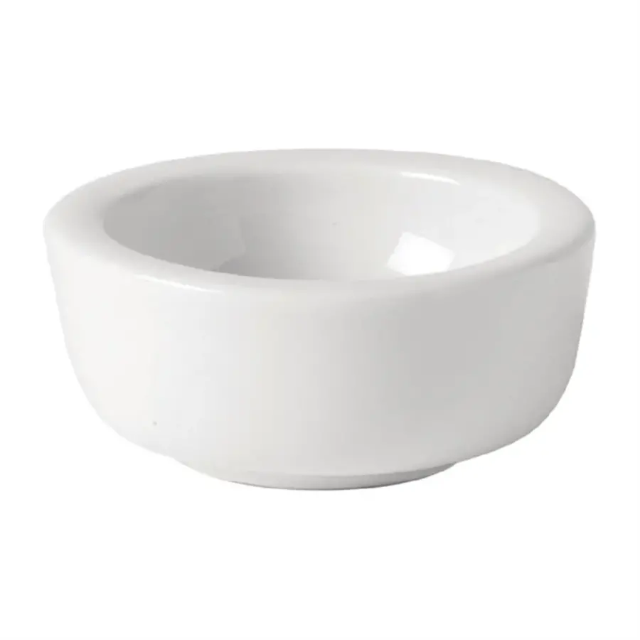 Utopia Titan Butter Dishes | White | 65mm | (Pack of 6)