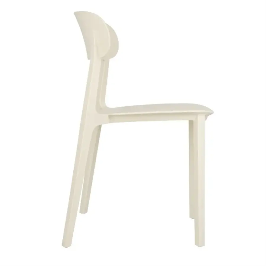 Chaise d'appoint Eden | 2 pièces | 77,5 (h) x 48 (l) cm