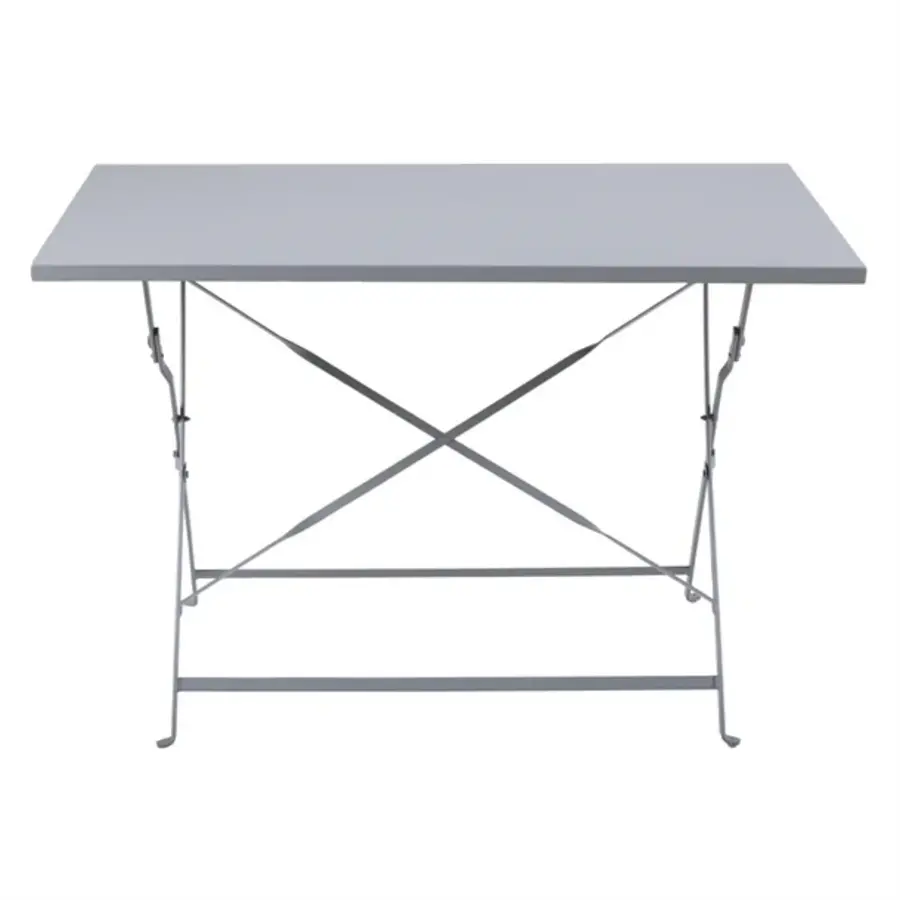 Bolero Pavement Style Folding Table | Black | 110 (L) 71.5(h) x 69.5(w)cm - Copy