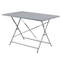 Table pliante de style trottoir | Noir | 110 (L) 71,5 (h) x 69,5 (l) cm