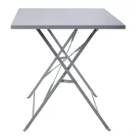 Bolero Pavement Style Folding Table | Black | 110 (L) 71.5(h) x 69.5(w)cm - Copy