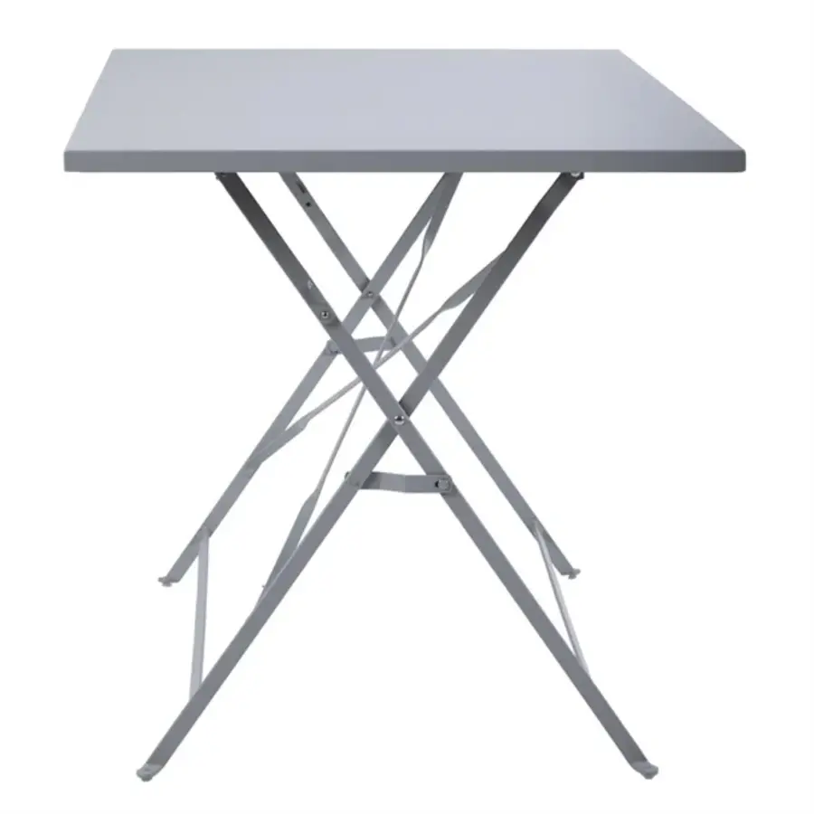 Klapptisch im Pflasterstil | Schwarz | 110 (L) 71,5 (H) x 69,5 (B) cm