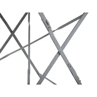 Bolero Pavement Style Folding Table | Black | 110 (L) 71.5(h) x 69.5(w)cm - Copy