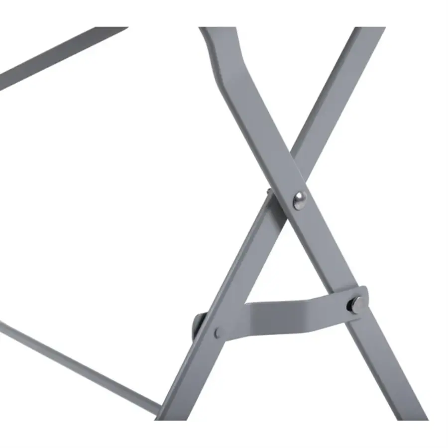 Bolero Pavement Style Folding Table | Black | 110 (L) 71.5(h) x 69.5(w)cm - Copy