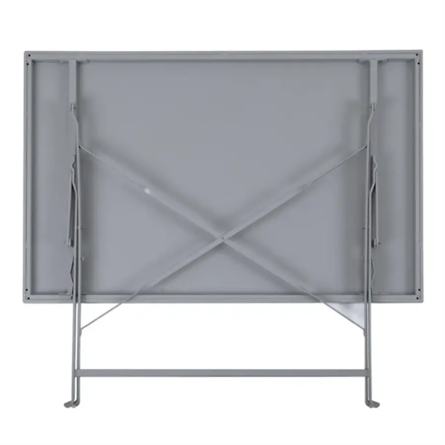 Klapptisch im Pflasterstil | Schwarz | 110 (L) 71,5 (H) x 69,5 (B) cm