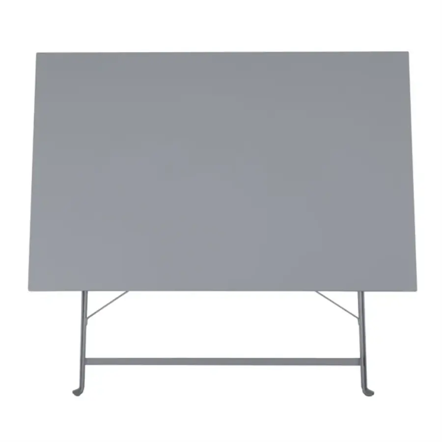 Klapptisch im Pflasterstil | Schwarz | 110 (L) 71,5 (H) x 69,5 (B) cm