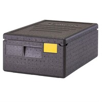 GoBox Full-Size Top Loader 4" Deep Black | Polypropylene | 21.5 (h) x 40 (w) x 60 (d) cm