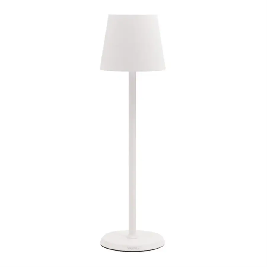Lampe de table LED blanche à intensité variable Feline | câble de charge magnétique inclus