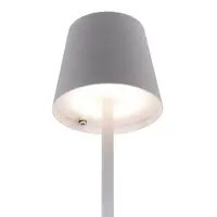 White Dimmable LED Table Lamp Feline | incl. magnetic charging cable