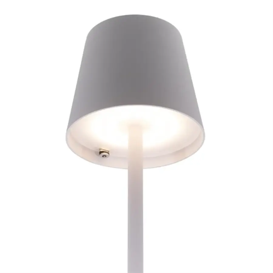 Secure | White Dimmable LED Table Lamp Feline | including magnetic charging cable