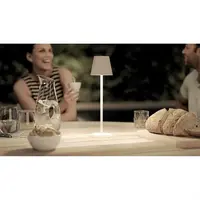 Witte Dimbare LED Tafellamp Feline | incl magnetische oplaadkabel