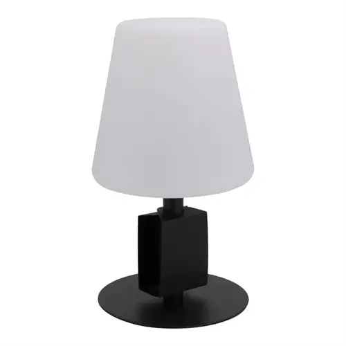  Securit Lampe de table noire Michelle | y compris 3 étiquettes tableau noir attachables 