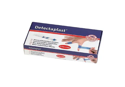  HorecaTraders Detectaplast | elastisches Pflaster | 18 x 2 cm | 100 Stck. 