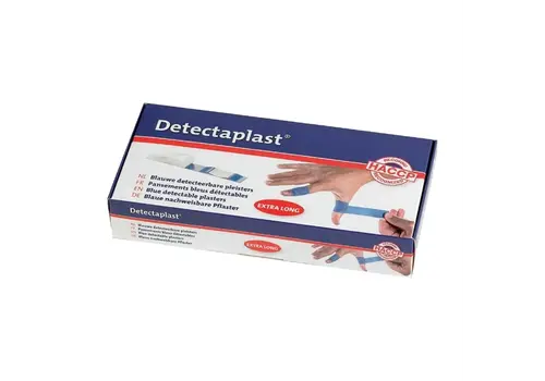  HorecaTraders Detectaplast | wasserdichter Putz | 18 x 2 cm | 100 Stck. 