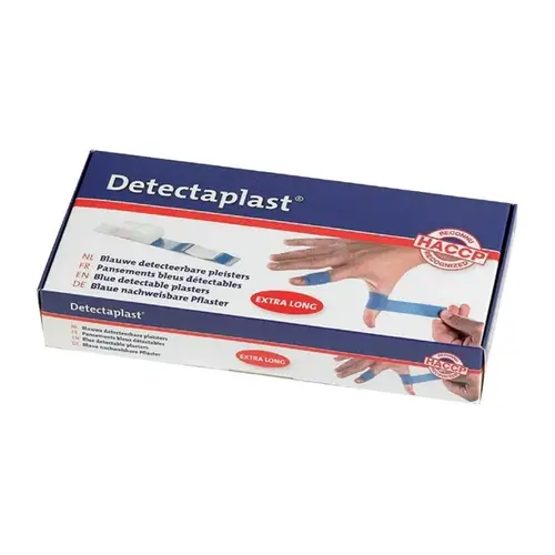  HorecaTraders Detectaplast | waterdichte pleister | 18 x 2 cm | 100 st 